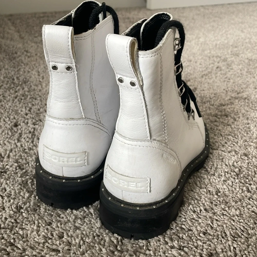 Sorel Waterproof Lace Up Leather Boots - Picture 3 of 7